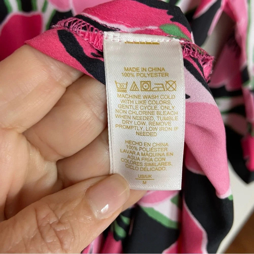 Kate Spade Floral Maxi Dress, Kimono Style, size M‎